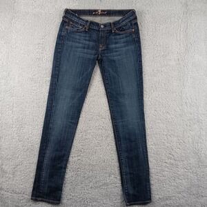 Seven For All Mankind Skinny Jeans Dark Wash Women Size 29 P2880550